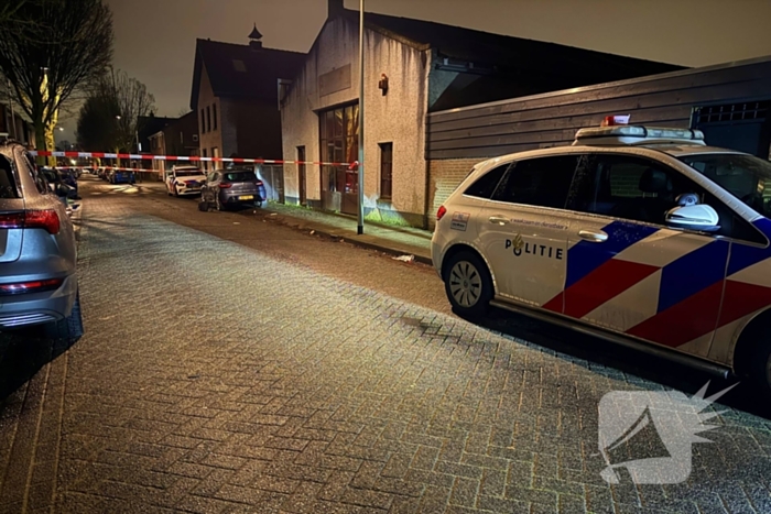 Straat afgesloten na geweldsincident