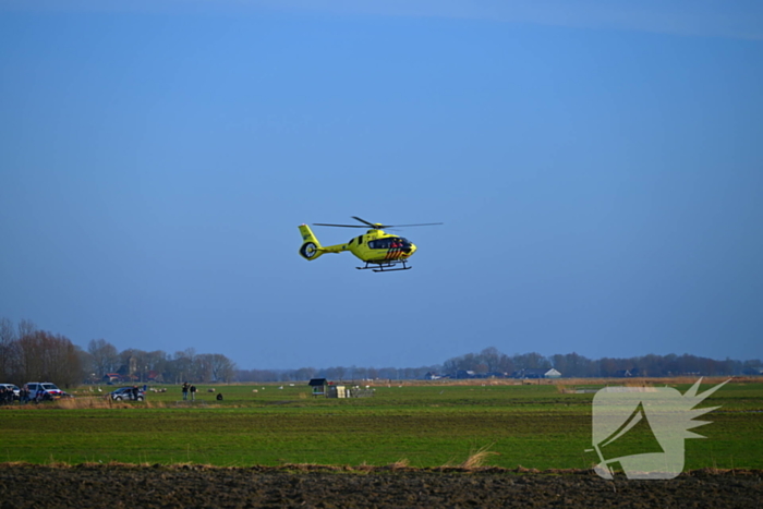 Ongeval met motorrijder, traumateam ingezet