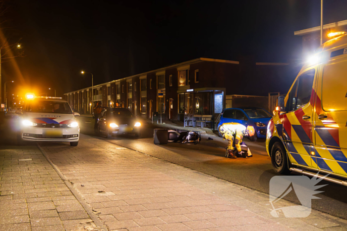 Scooterrijder gewond bij eenzijdig ongeval