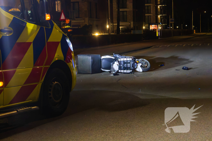 Scooterrijder gewond bij eenzijdig ongeval