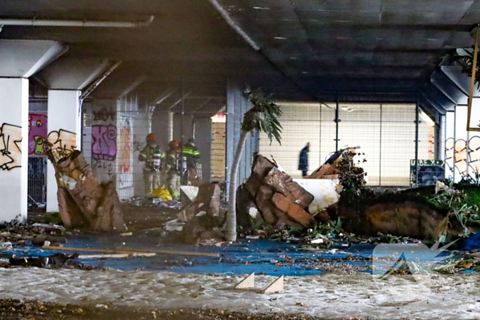 Grote brand bij energieverdeelstation