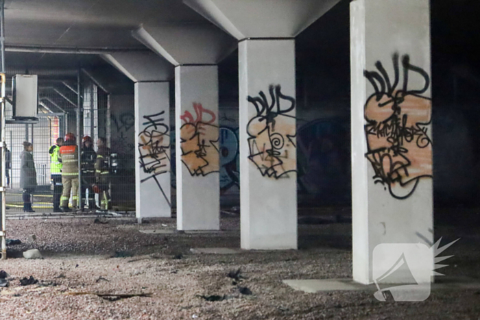 Grote brand bij energieverdeelstation