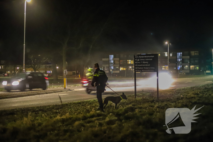 Politiehelikopter landt bij politiebureau voor inzet bij vermissing