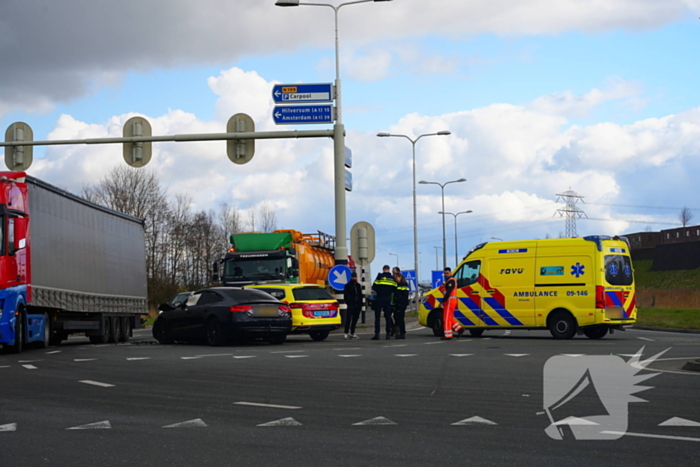 Ongeval tussen orgaan vervoerder en personenwagen