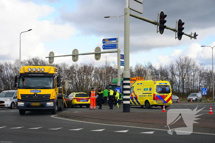 Ongeval tussen orgaan vervoerder en personenwagen