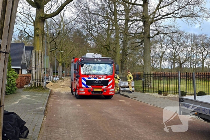 Leiding beschadigd tijdens werkzaamheden