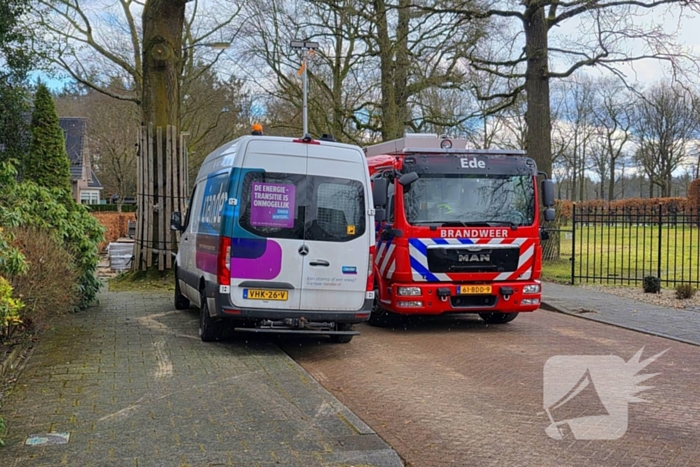 Leiding beschadigd tijdens werkzaamheden