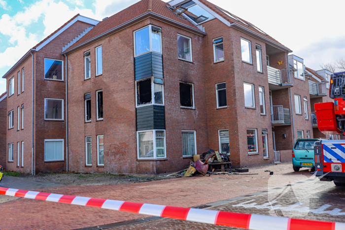 Brand in appartementencomplex, appartementen ontruimd
