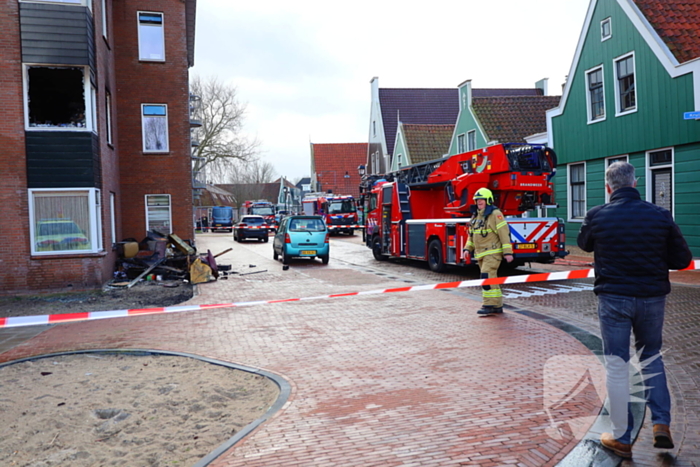 Brand in appartementencomplex, appartementen ontruimd