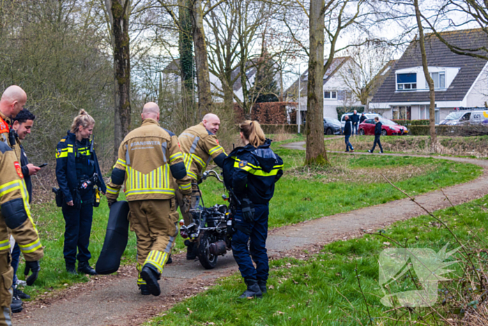 Scooter gaat in vlammen op