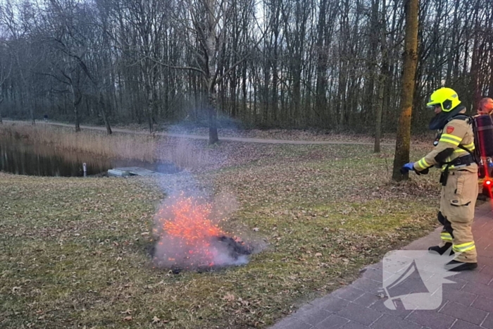 Buitenbrand zorgt voor actie van de brandweer