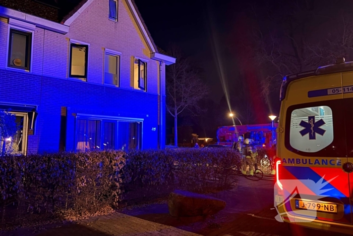 Hulpdiensten ingeschakeld voor melding zolderbrand