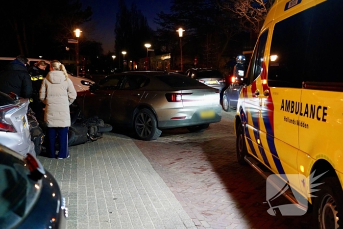 Maaltijdbezorger gewond bij aanrijding