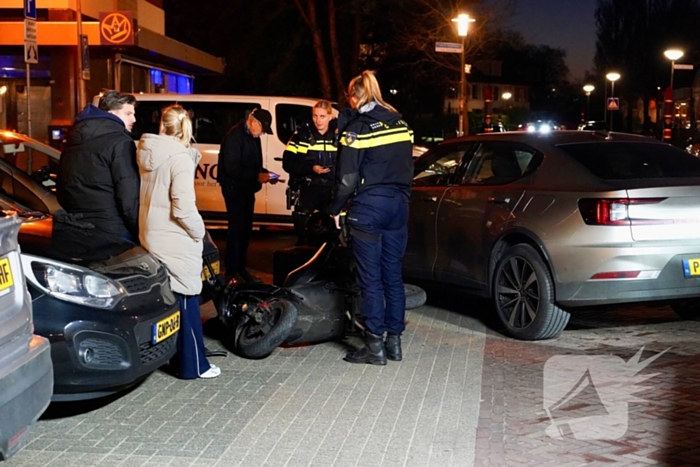 Maaltijdbezorger gewond bij aanrijding