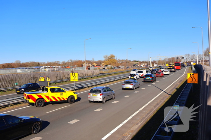 Ongeval tussen meerdere voertuigen zorgt voor vertraging