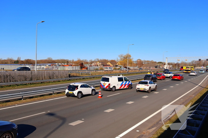 Ongeval tussen meerdere voertuigen zorgt voor vertraging
