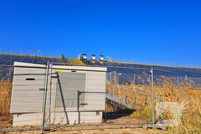 Brandweer redt schaap uit hek