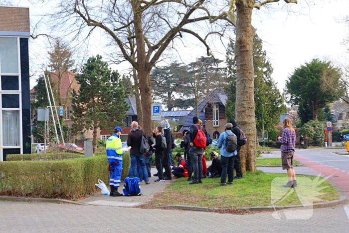 Demonstratie bij politiebureau