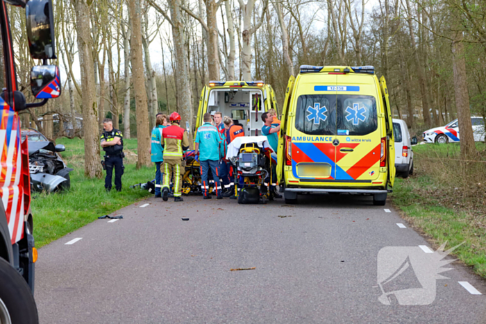 Bestuurder overleden bij ernstige aanrijding