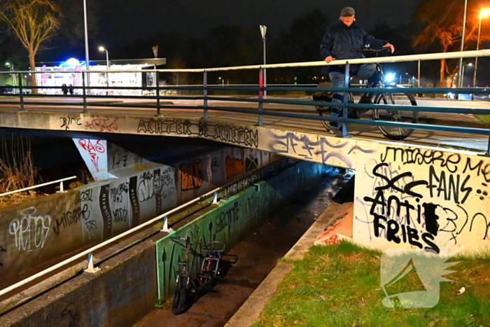 Scooter volledig verwoest door brand