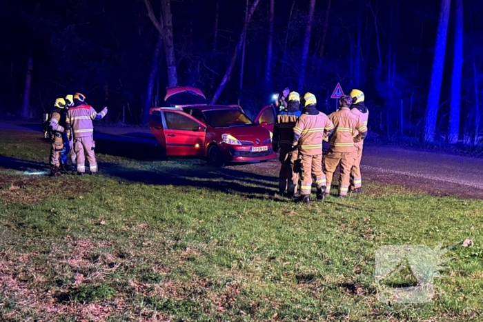 Autobrand snel onder controle