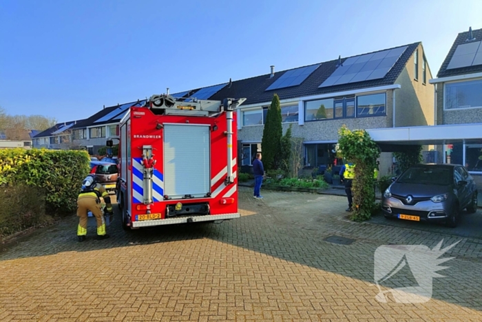 Brandweer controleert woning