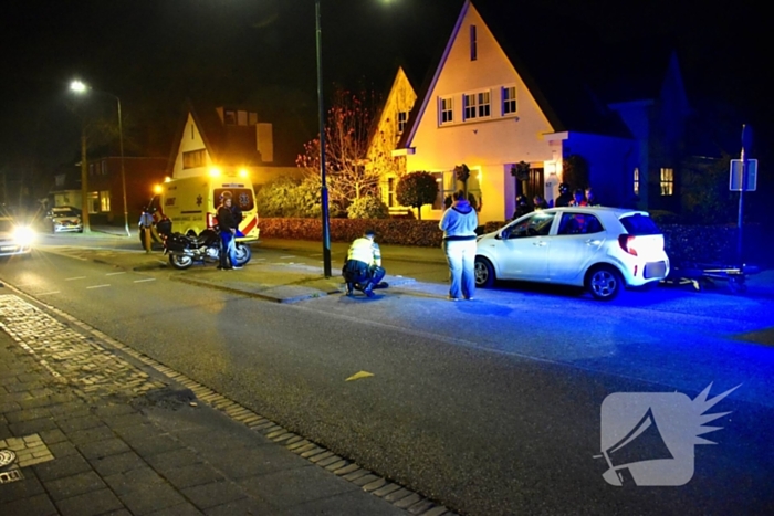 Ongeval tussen scooter en auto