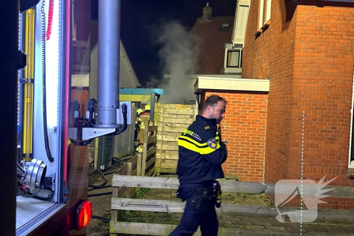 Opnieuw brand bij woning, ditmaal schuur