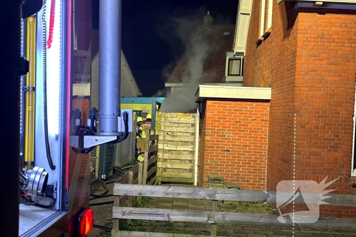 Opnieuw brand bij woning, ditmaal schuur