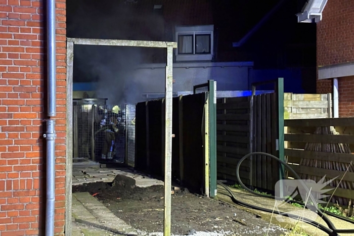 Opnieuw brand bij woning, ditmaal schuur