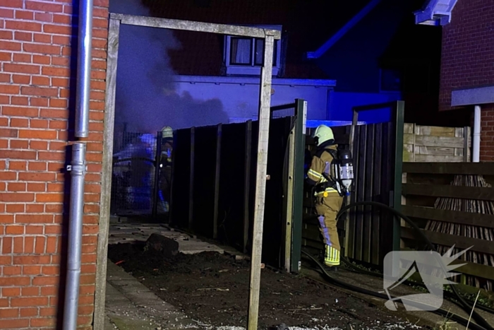 Opnieuw brand bij woning, ditmaal schuur