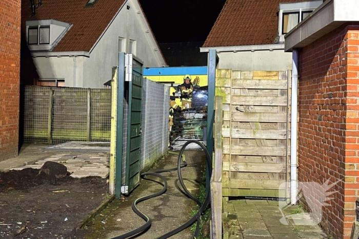 Opnieuw brand bij woning, ditmaal schuur