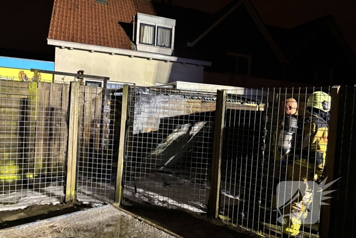 Opnieuw brand bij woning, ditmaal schuur