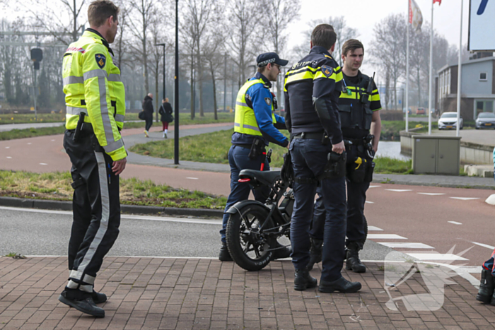 Fatbiker naar ziekenhuis na aanrijding