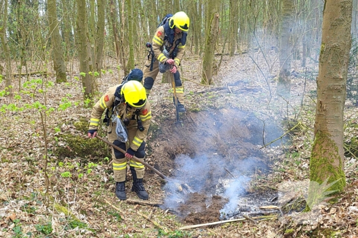 Brandweer ingezet voor afvalbrand