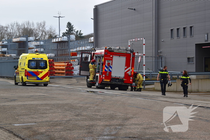 Hulpdiensten ingezet voor bedrijfsongeval