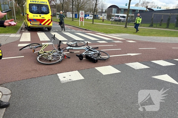 Fietser gewond bij aanrijding tussen fietsers