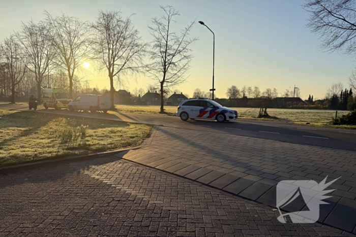 Fietser betrokken bij ongeval met bestelbus