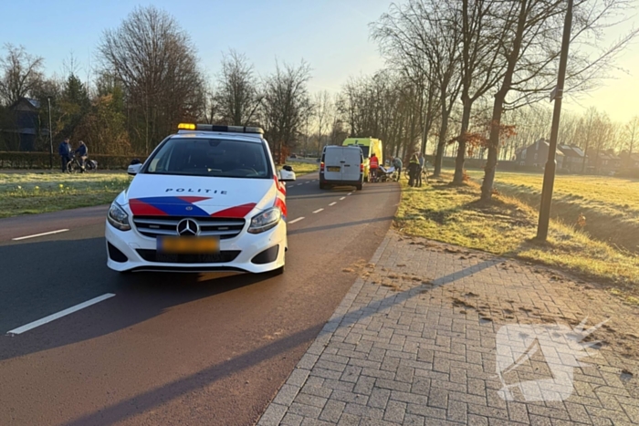 Fietser betrokken bij ongeval met bestelbus