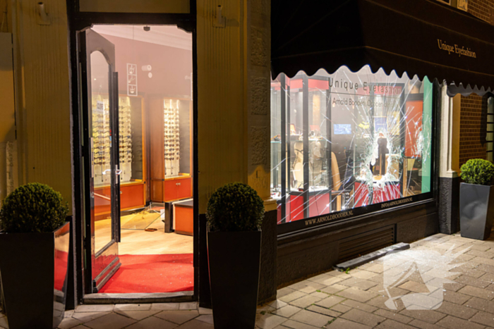 Inbraak bij exclusieve winkel