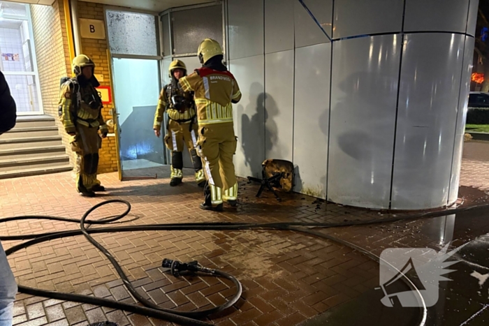 Brand in Kelder van flatgebouw