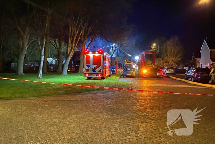 Oude brandweerkazerne gaat in vlammen op