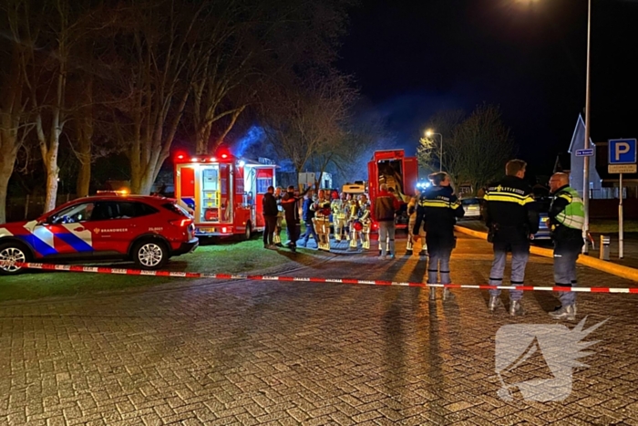 Oude brandweerkazerne gaat in vlammen op