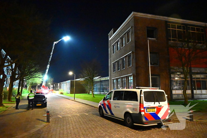 Grote politie-inzet bij inbraak in atelier