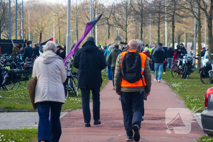 Grote opkomst bij demonstratie tegen Elon Musk en Tesla