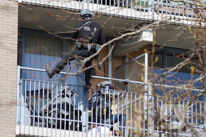 Waarschuwingsschoten gelost bij arrestatie