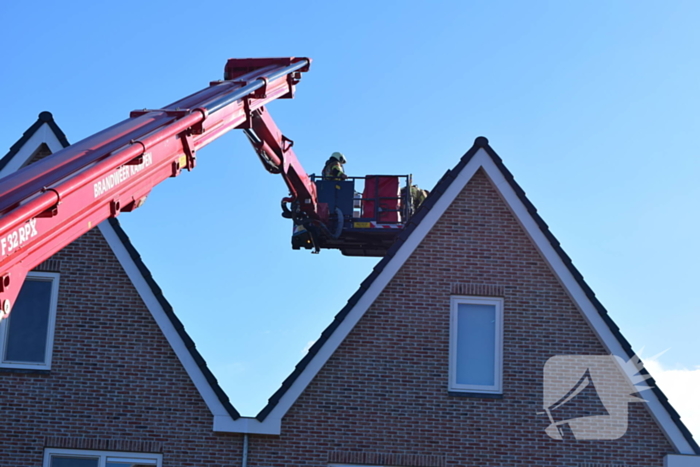 Schoorsteenbrand snel onder controle