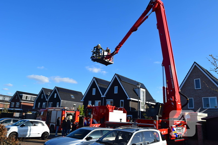 Schoorsteenbrand snel onder controle