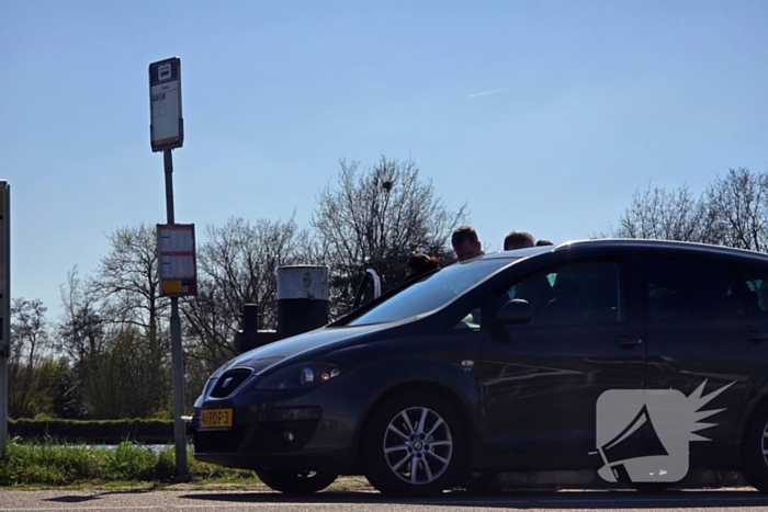 Gewonde bij kopstaart botsing