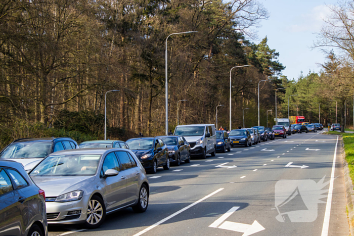 Verkeerschaos na kop-staartaanrijding